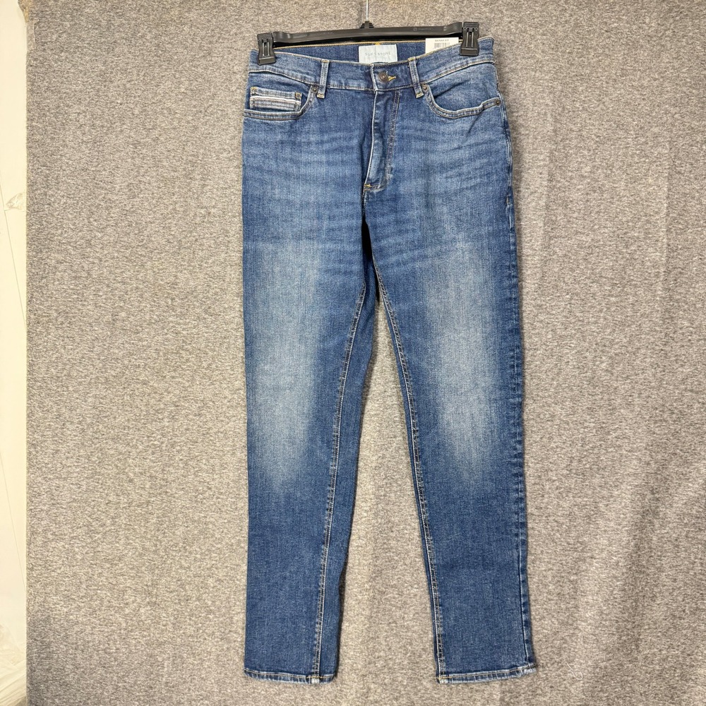 Sun +‎ Stone Mens Jeans Size 29 Skinny Fit Stretch Denim Blue Casual Pants
